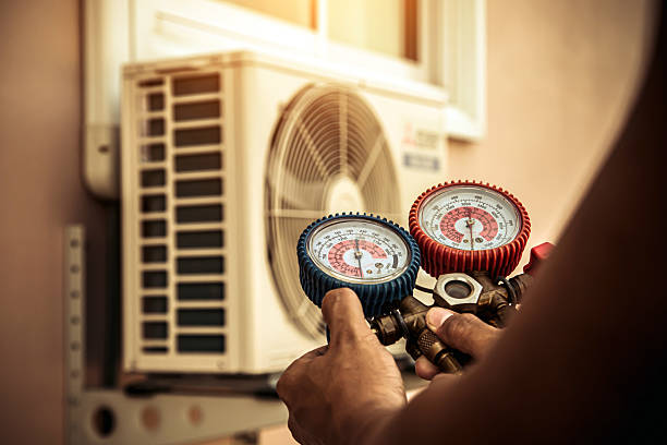 Professional Hvac Installation technician working in Dawson, GA